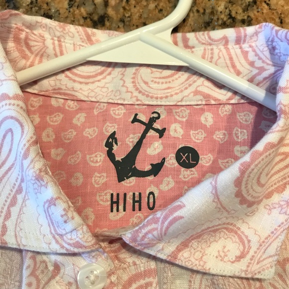 HiHo button down linen top - Picture 3 of 4